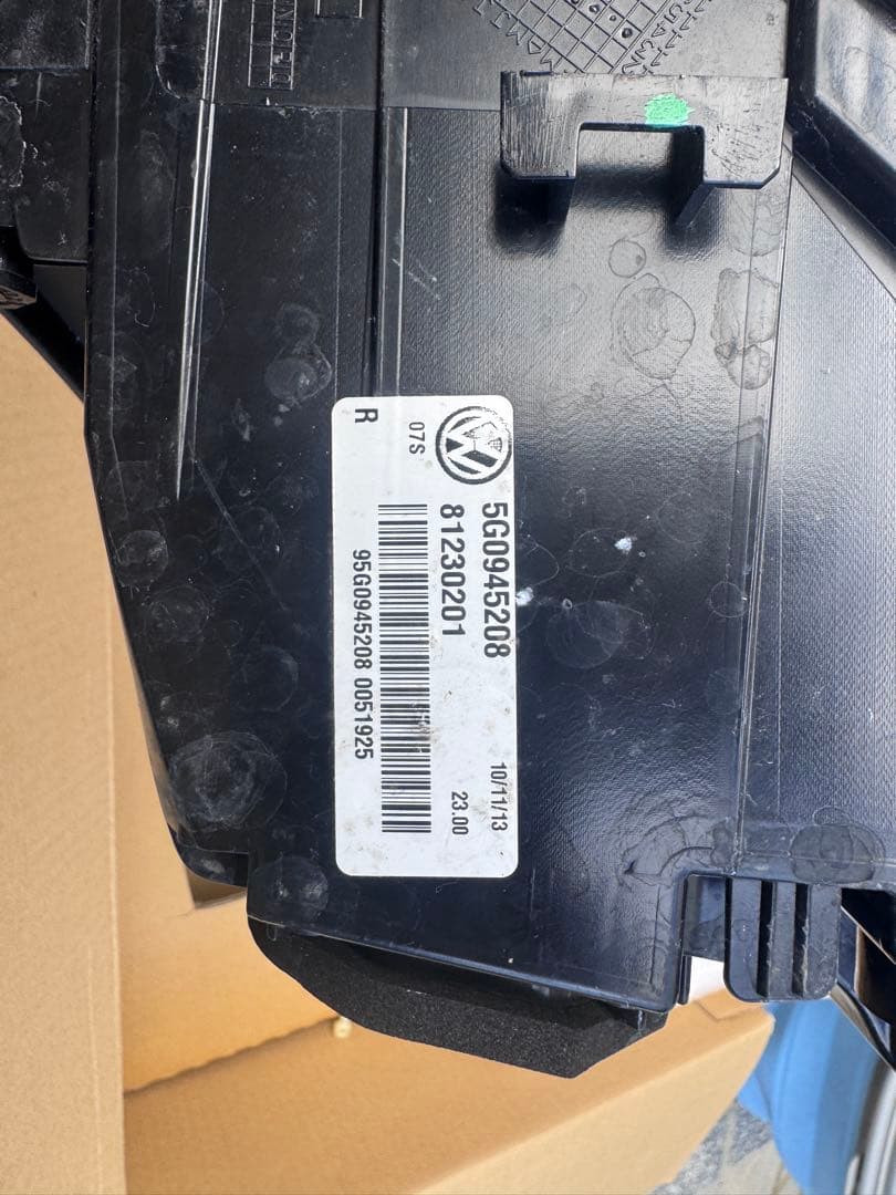 フォルクスワーゲン ゴルフ7 純正 LEDテールランプセット（左右4点）