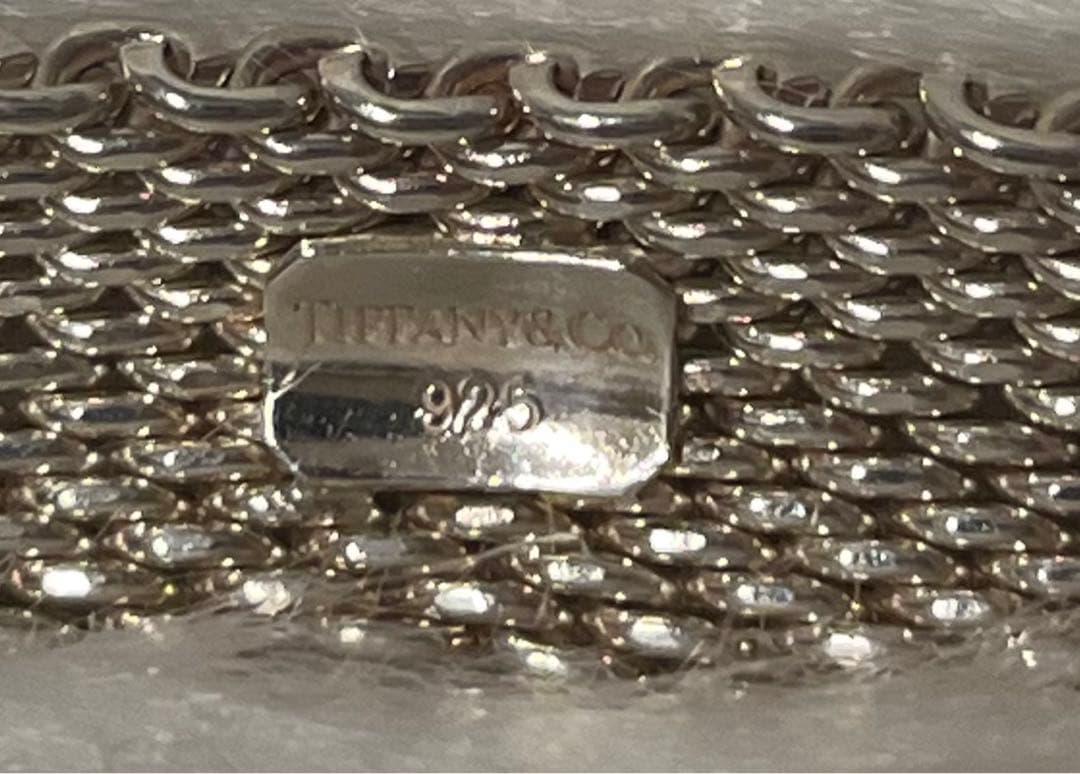 Tiffany ティファニー サマセットメッシュバングル リング ブレスレット