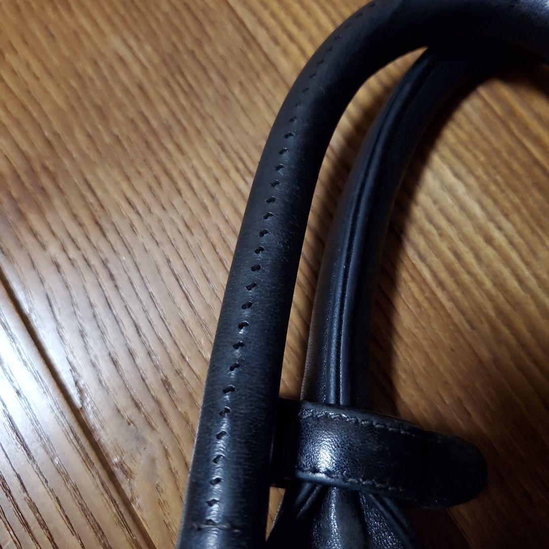 PRADA ネイビー ブラック２ウェイ トートバッグ