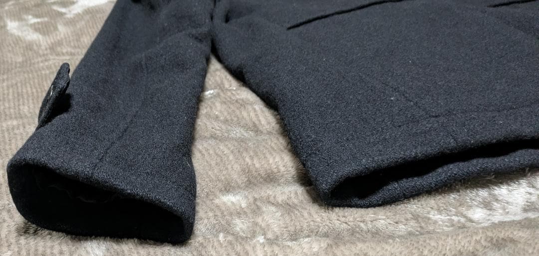 【価格変更済】BURBERRY BLACK LABEL ウールPコート Lサイズ