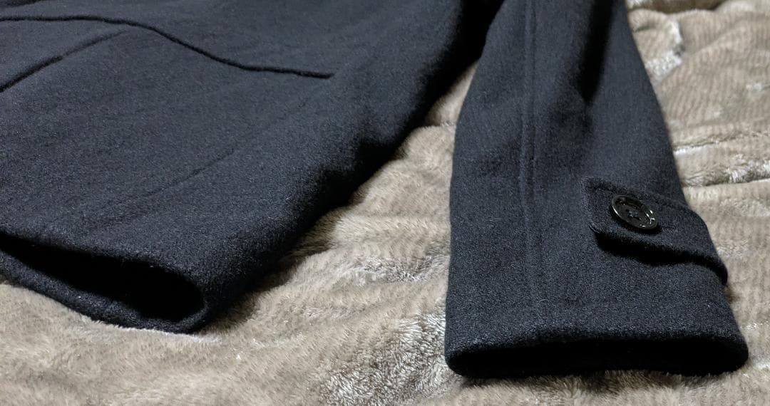 【価格変更済】BURBERRY BLACK LABEL ウールPコート Lサイズ