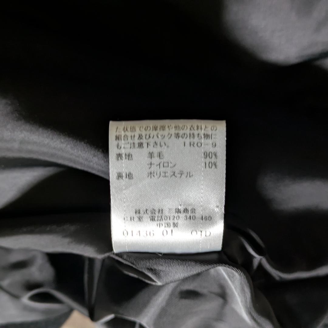 【価格変更済】BURBERRY BLACK LABEL ウールPコート Lサイズ