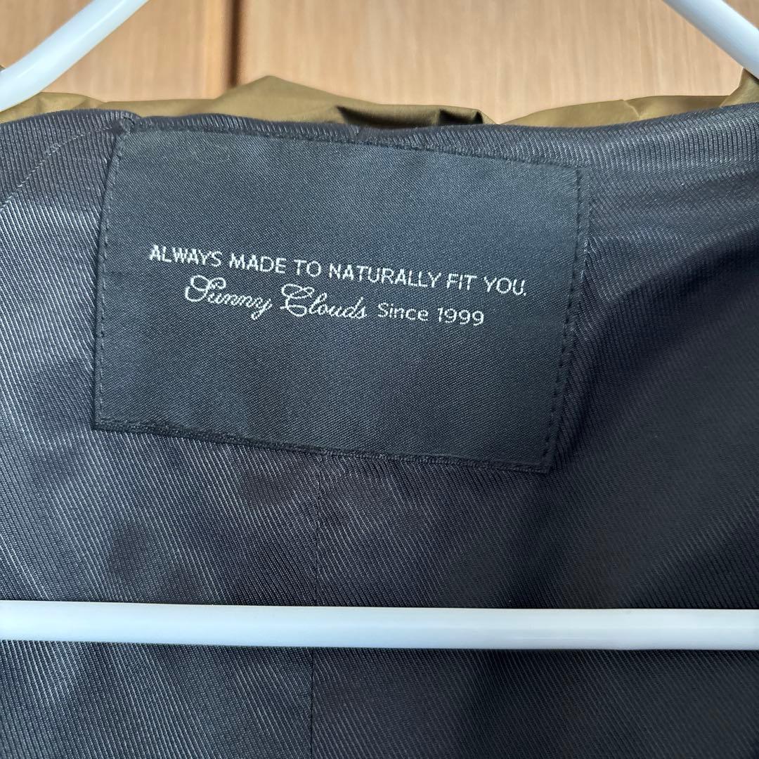 SUNNY CLOUDS 一枚仕立てのシュッとしたフード コート ロングコート