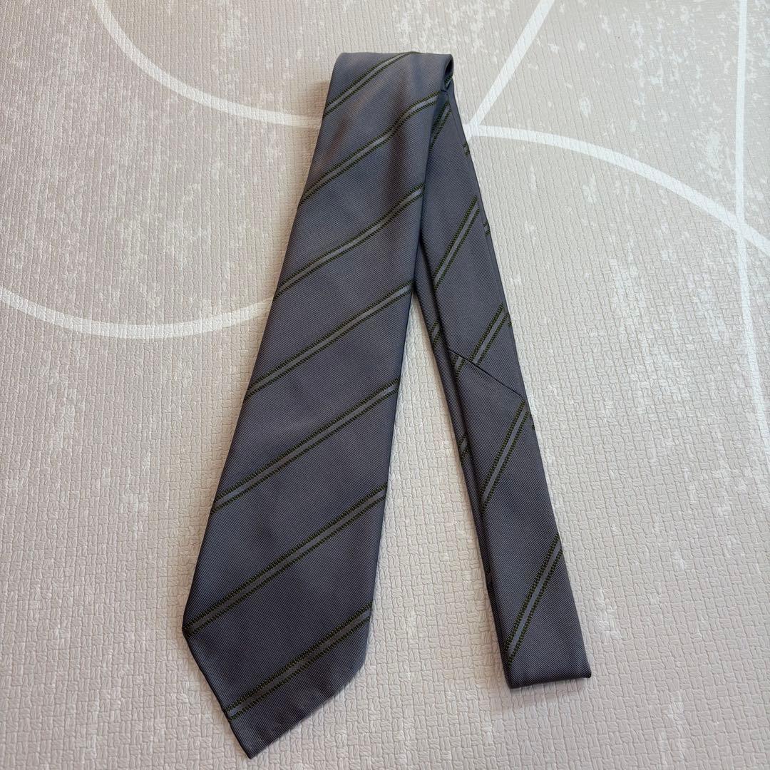 【極美品】Atto Vannucci/アット ヴァンヌッチ ストライプ ネクタイ