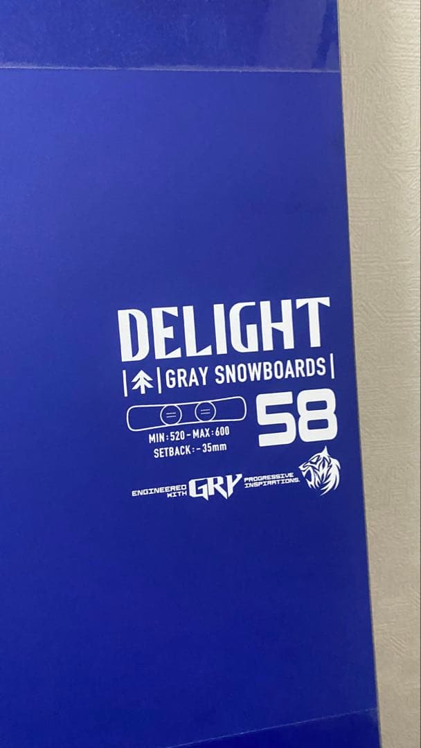 スノーボード 24-25 GRAY BOARDS DELIGHT 158