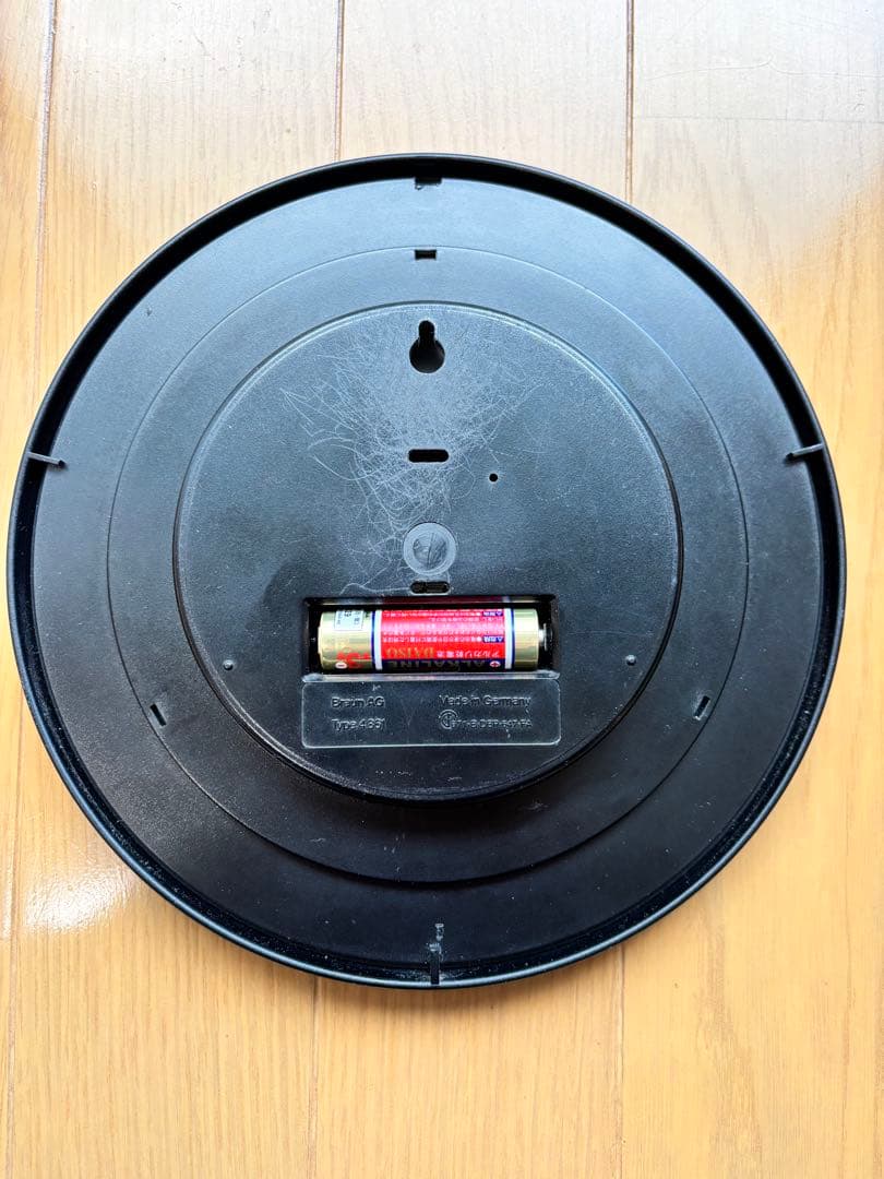80S オリジナル BRAUN TYPE4861 ウォールクロック　アンティーク