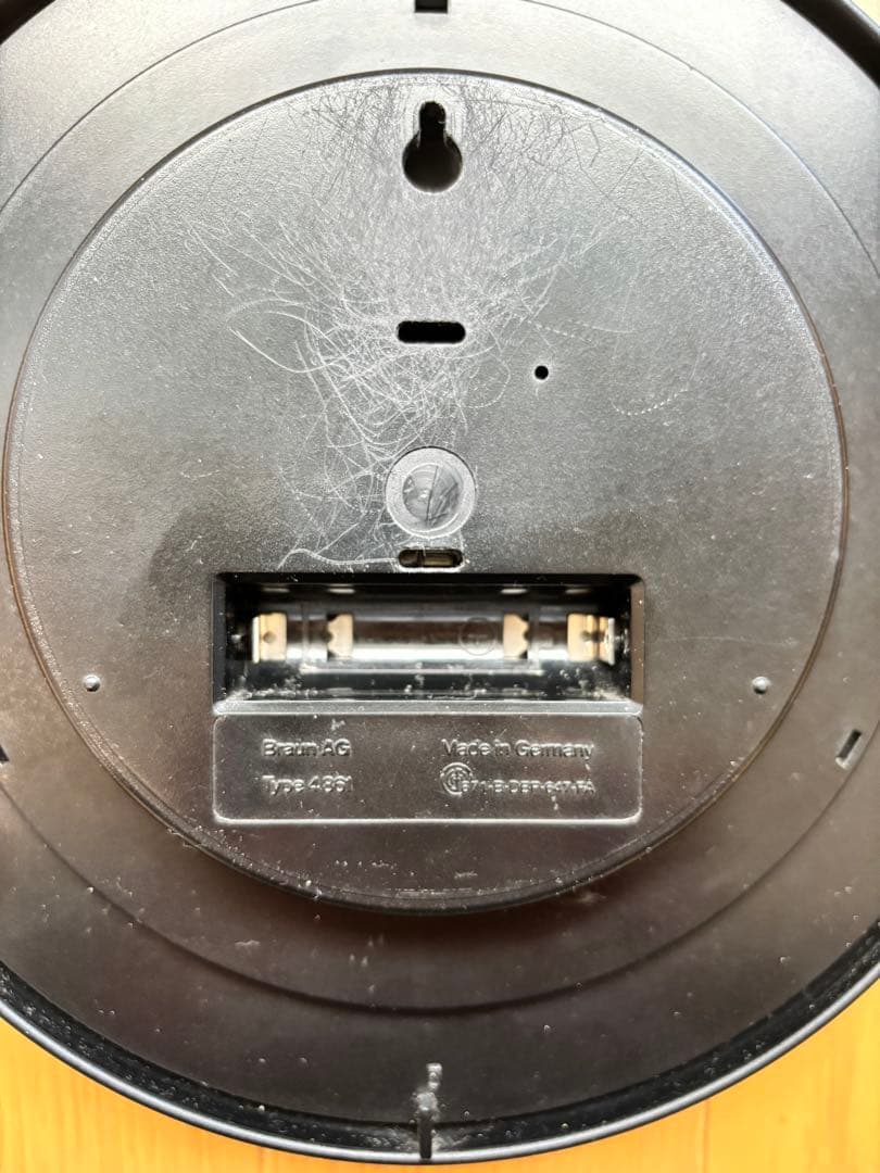 80S オリジナル BRAUN TYPE4861 ウォールクロック　アンティーク