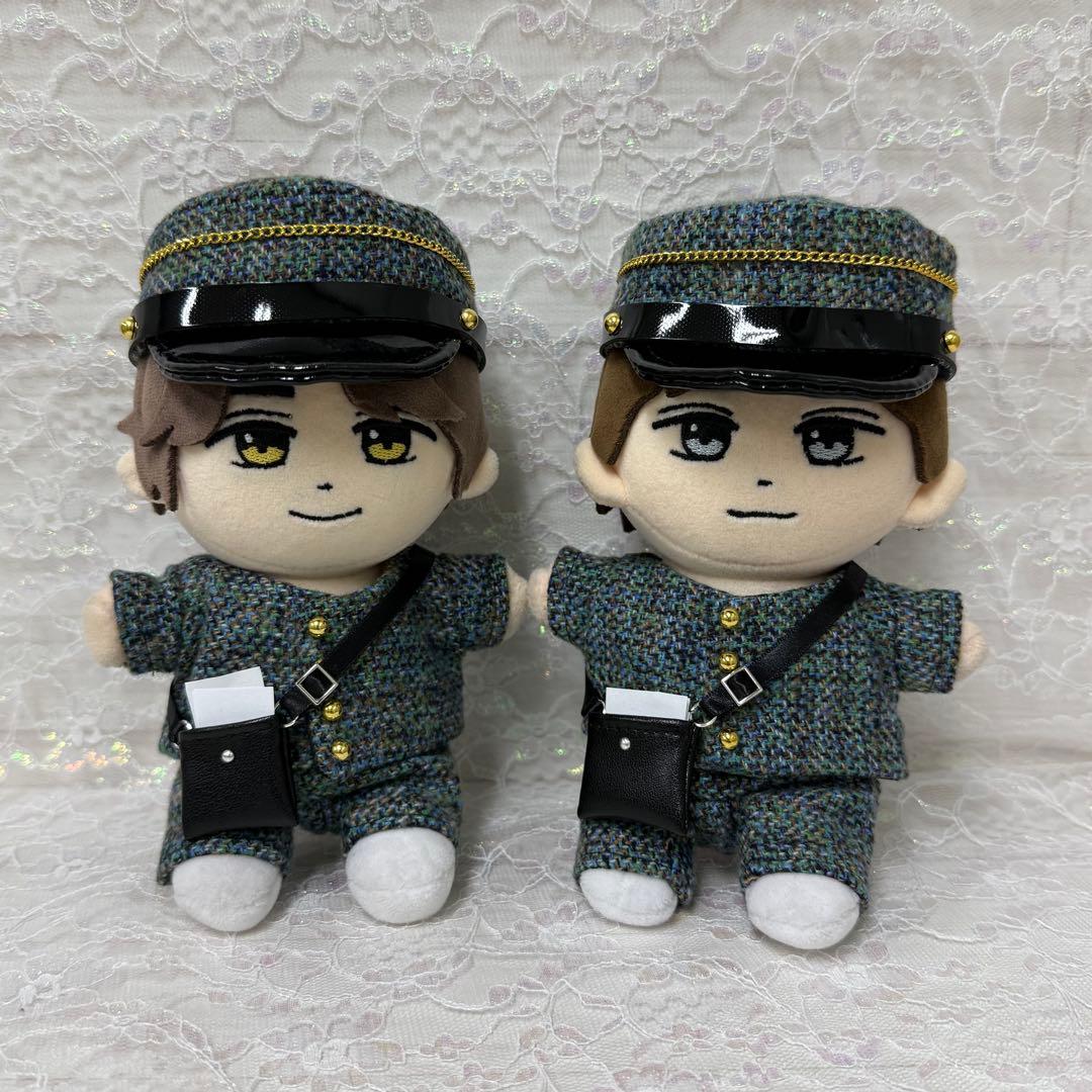 鈴々様　はぴぬい　ぬい服　キンプリ　郵便屋さんコーデ