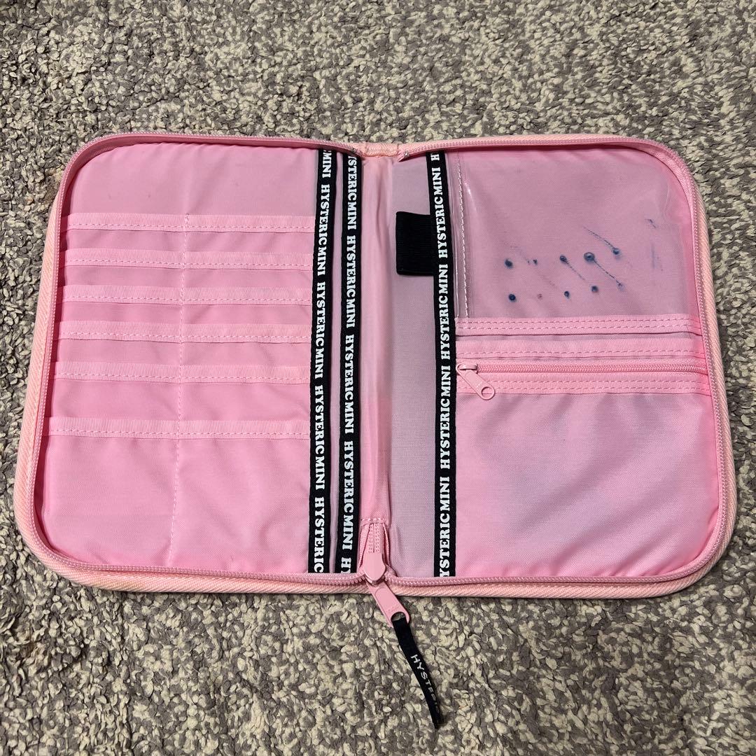 正規品　ヒスミニ　HYSTERIC MINI 母子手帳ケース ピンク