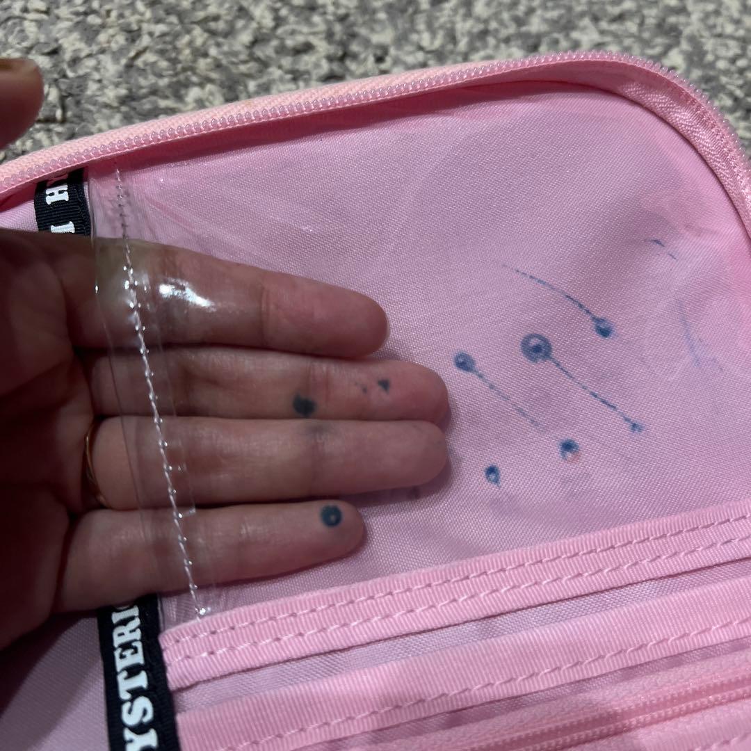 正規品　ヒスミニ　HYSTERIC MINI 母子手帳ケース ピンク