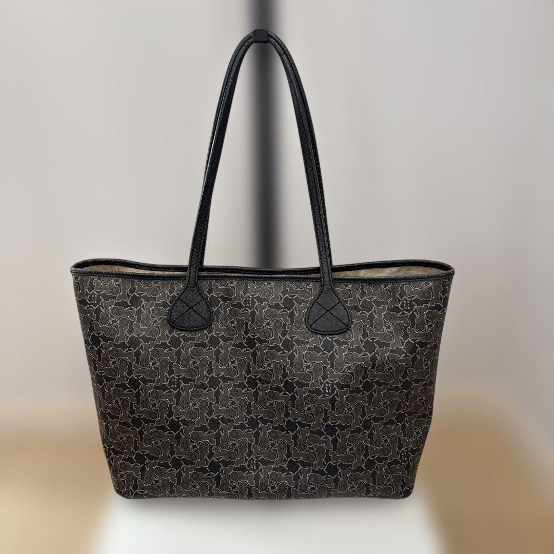 美品 CELINE セリーヌ サルキー トートバッグ PVCレザー 総柄 正規品