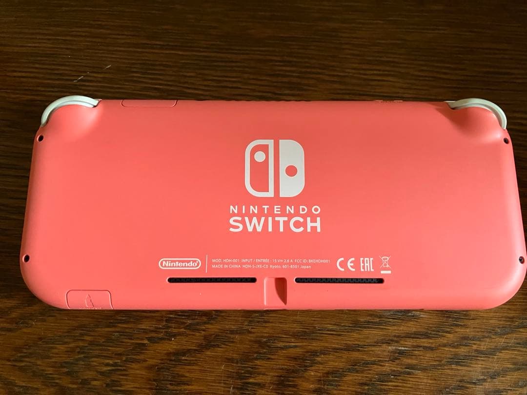 ニンテンドー Switch Lite （コーラル）箱、ACアダプター付き