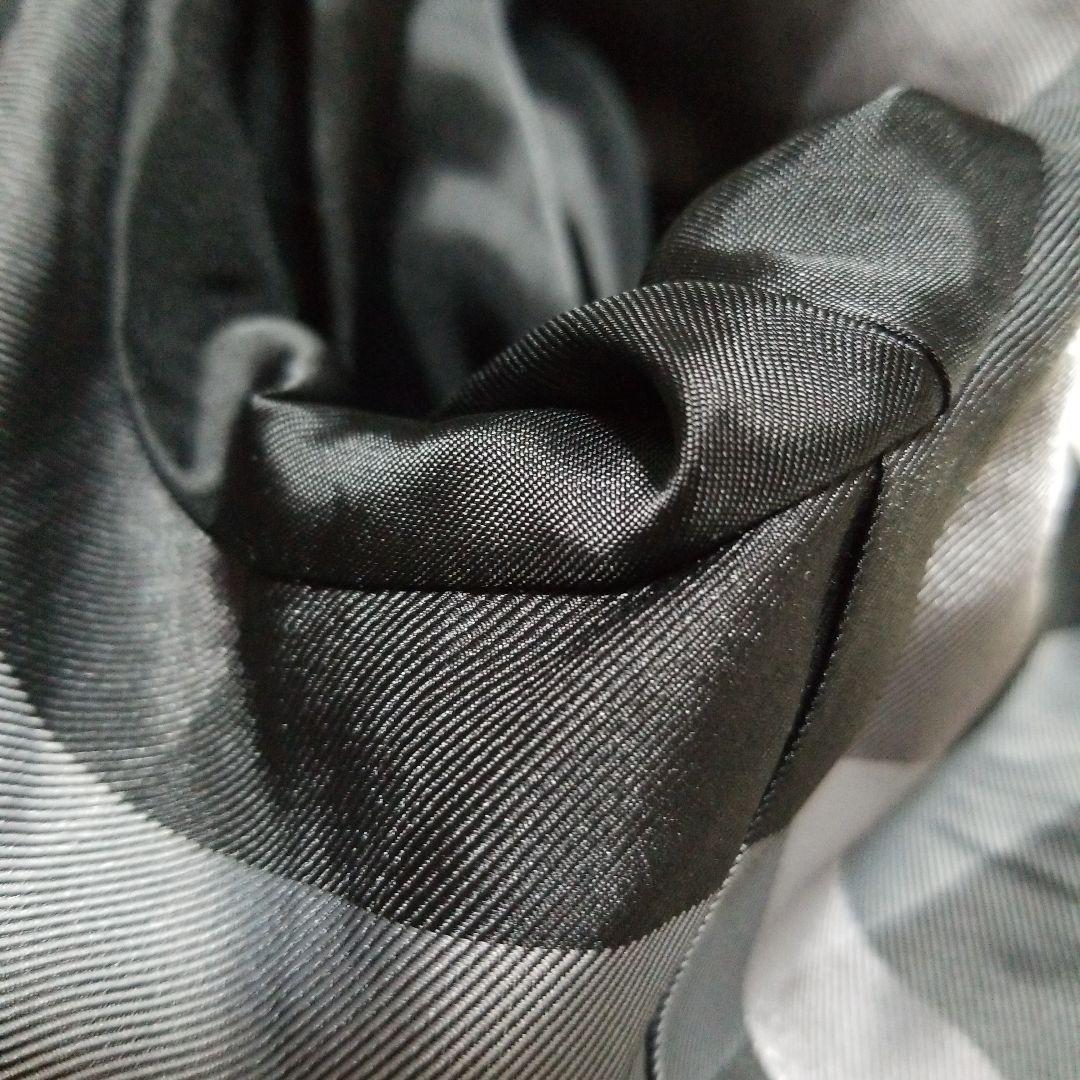 ブラックレーベル　カシミア混　ウールコート　レイズドネック　ブルーグレー　M