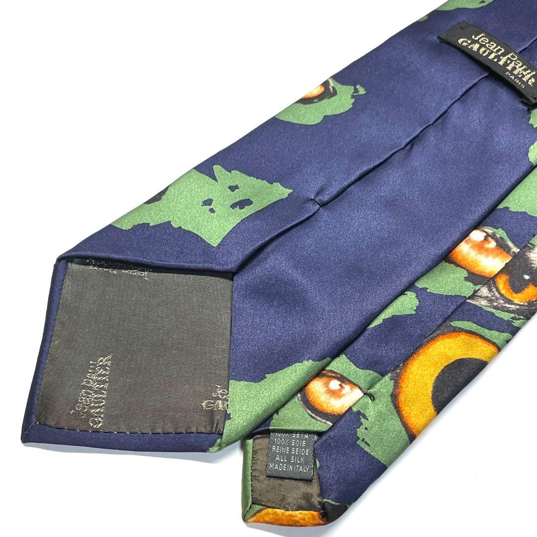 【極美品✨】激レア Jean Paul GAULTIER \"eyes\" tie