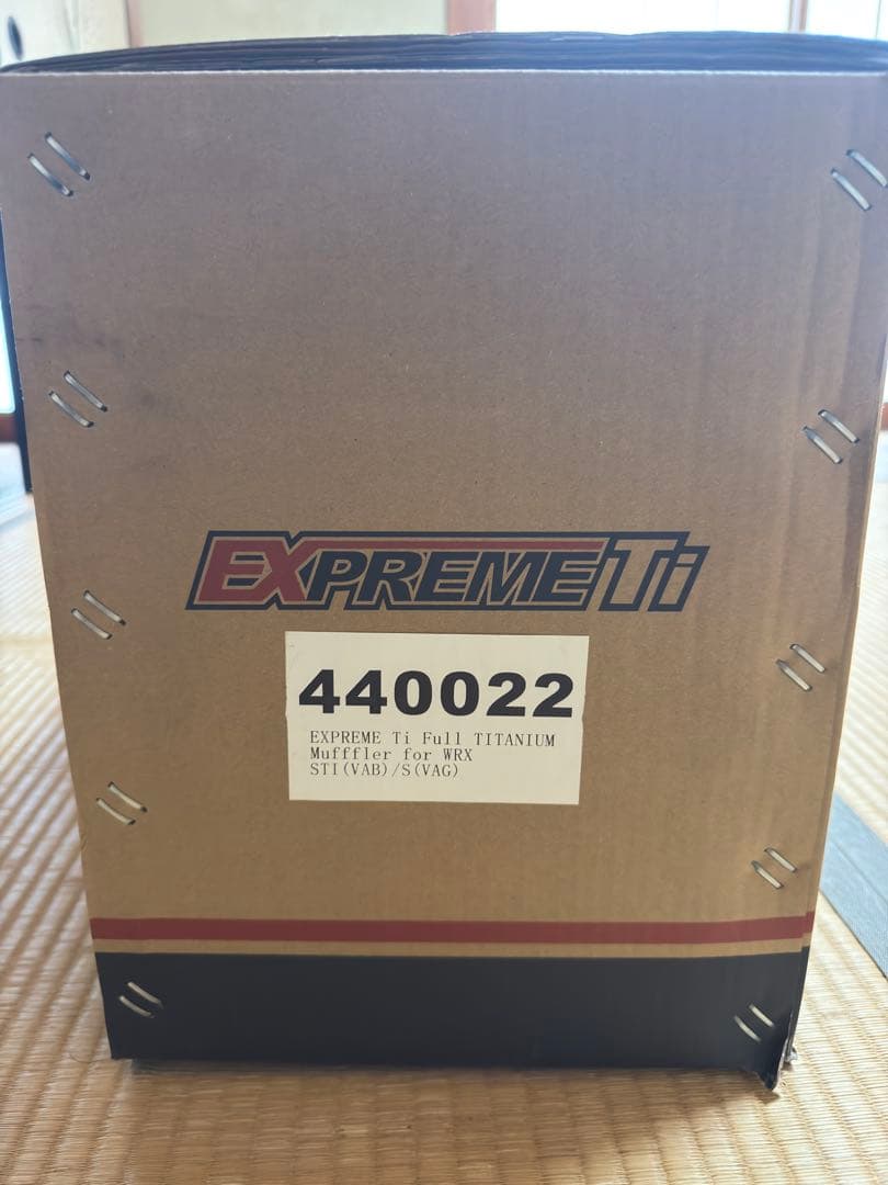 東名フルチタンマフラー　WRX VAB.VAG用　たらちゃん専用