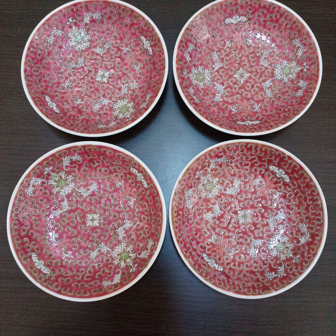 値下げ 景徳鎮 皿 おまけの小さなポット