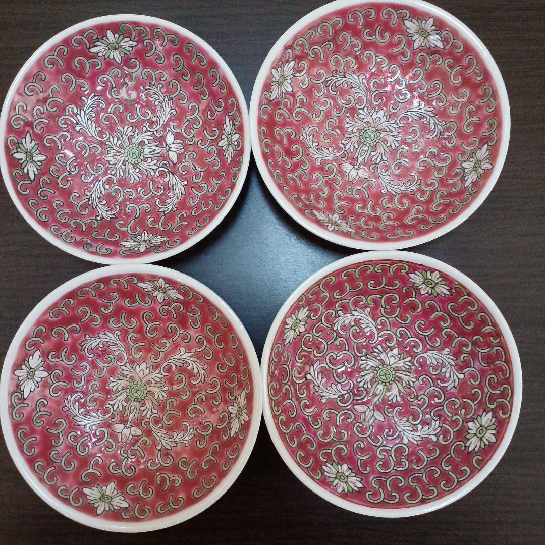 値下げ 景徳鎮 皿 おまけの小さなポット