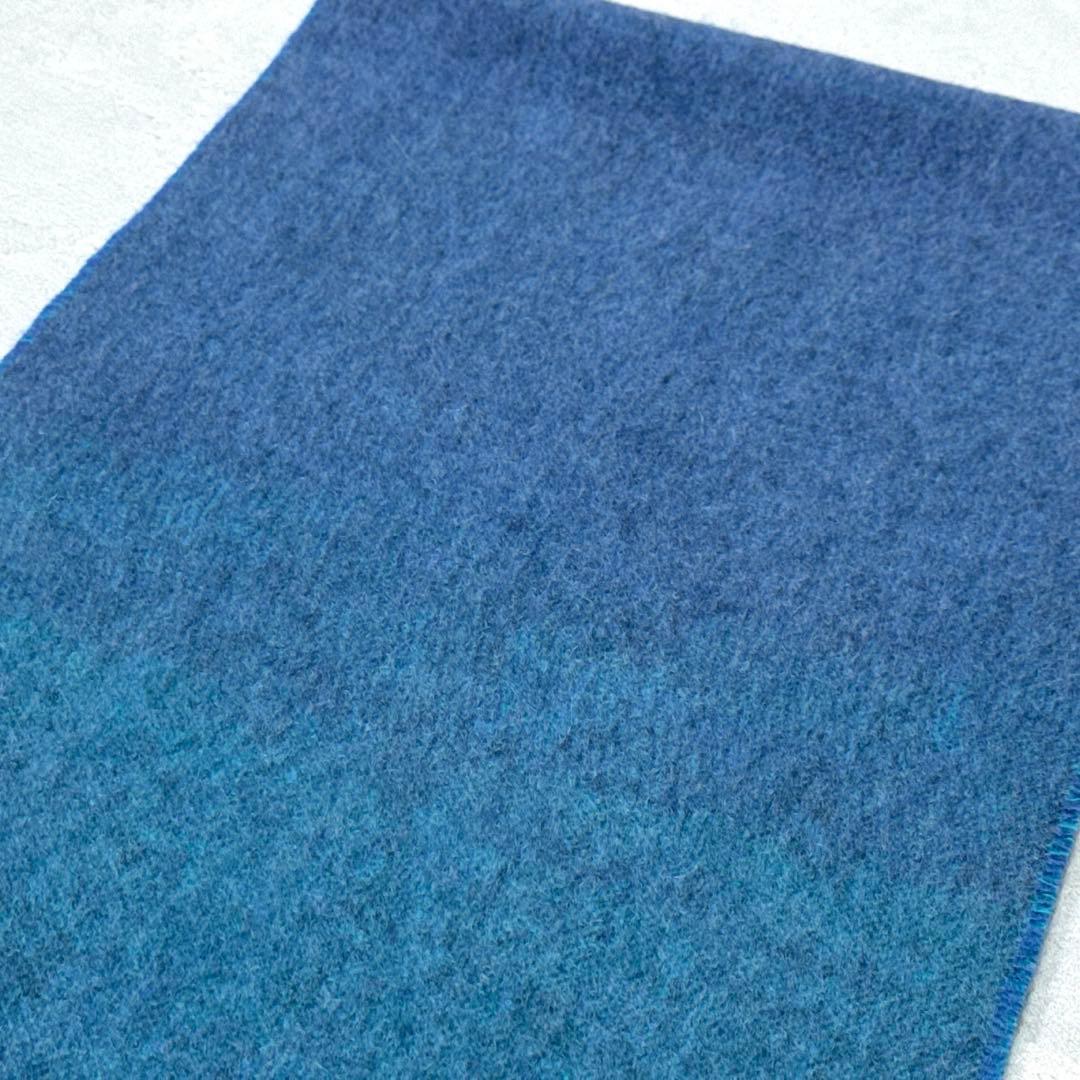 美品 定番 ポールスミス グラデーション カシミヤマフラー イギリス製