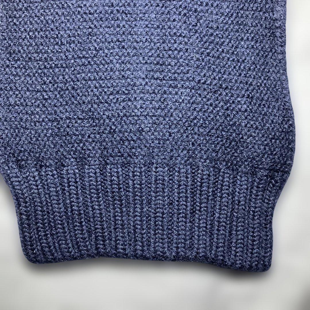 リアルマッコイズ　ウールニットスカーフ　ネイビー　レッドクロス　マフラー