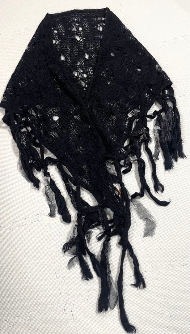 美品　John Galliano ジョン　ガリアーノ　モヘアウール　マフラー