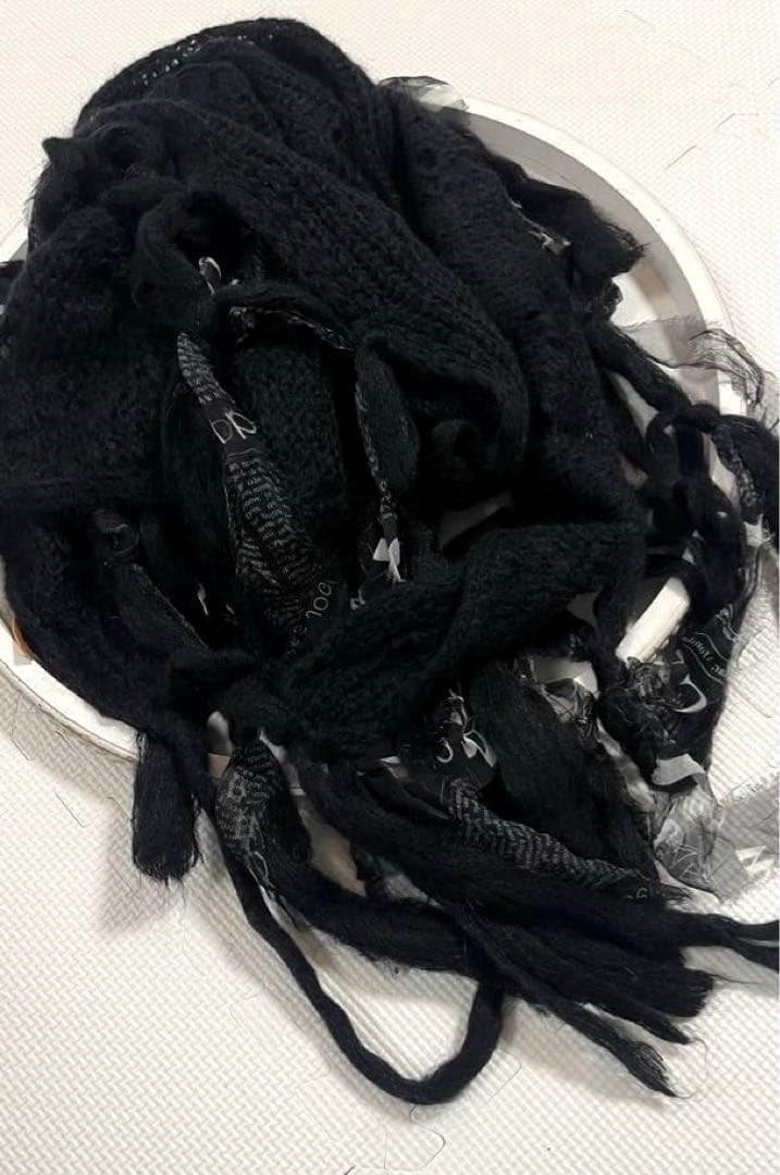 美品　John Galliano ジョン　ガリアーノ　モヘアウール　マフラー