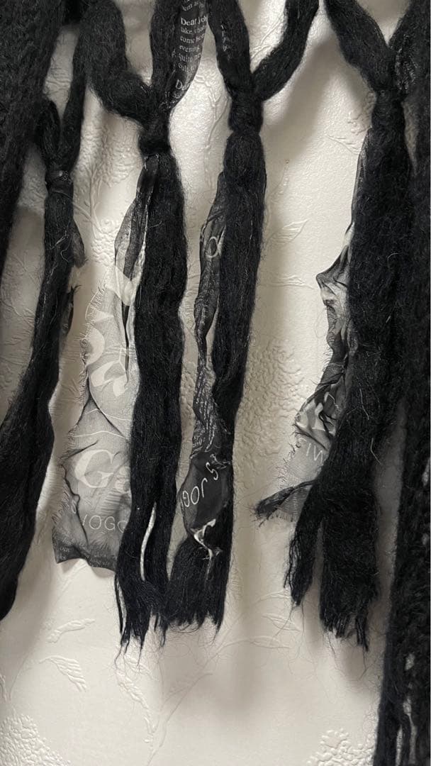 美品　John Galliano ジョン　ガリアーノ　モヘアウール　マフラー