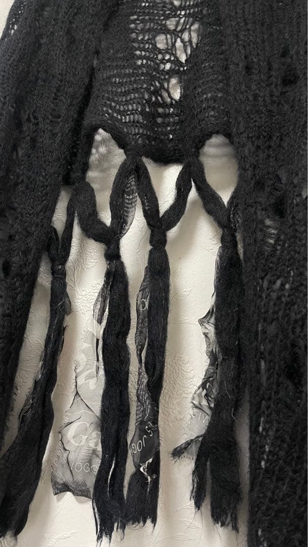 美品　John Galliano ジョン　ガリアーノ　モヘアウール　マフラー