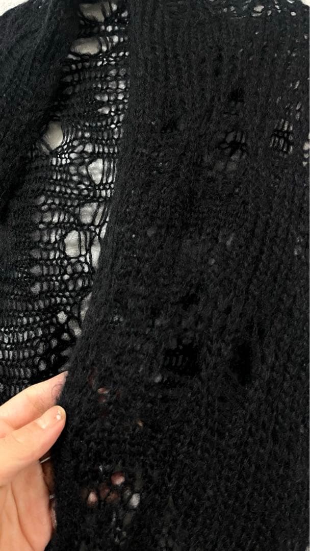 美品　John Galliano ジョン　ガリアーノ　モヘアウール　マフラー