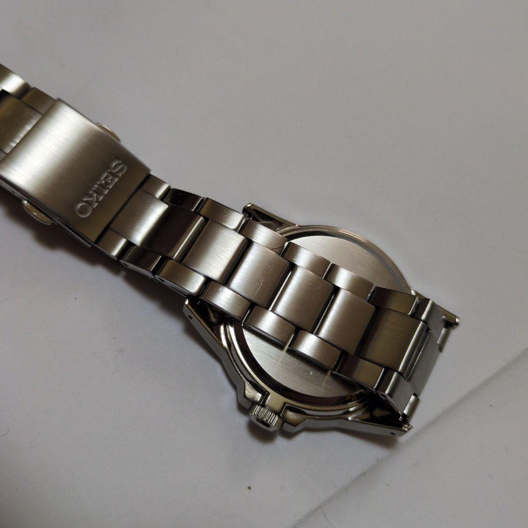 美品 SEIKO V147-0AF0 ソーラー ステンレス