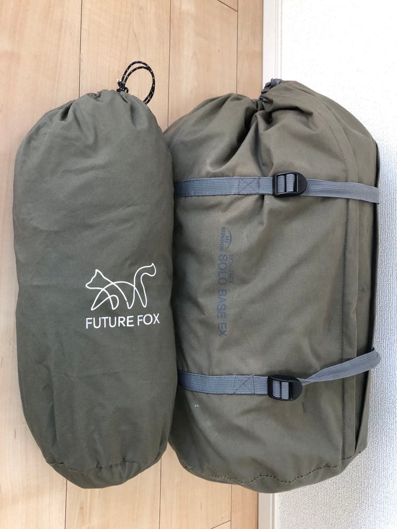 バンドックソロベースex 前幕　二股ポール　蚊帳付き