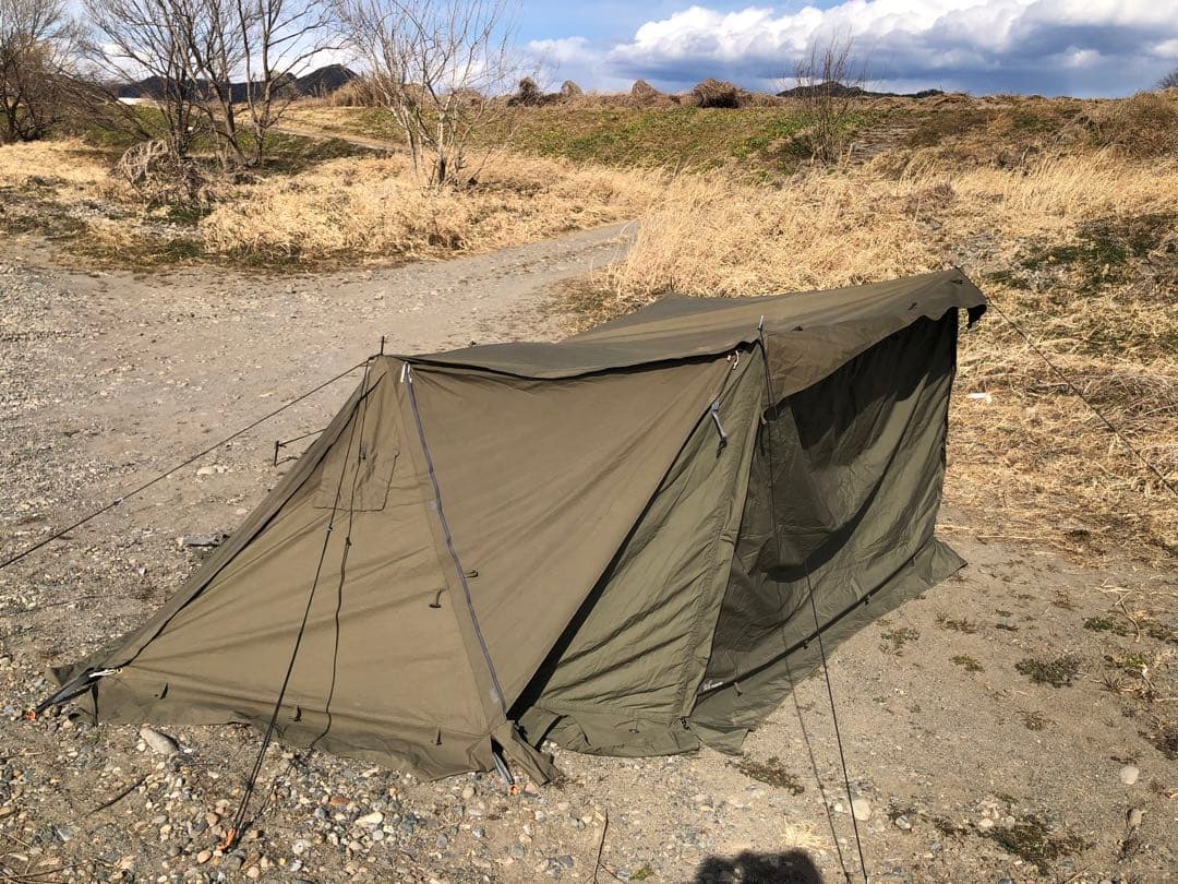 バンドックソロベースex 前幕　二股ポール　蚊帳付き