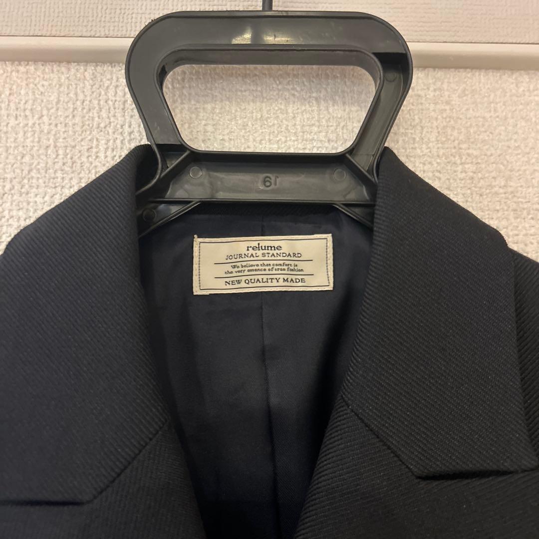 ジャーナルスタンダードレリューム　ダブルブレストジャケット　紺ブレ　金ボタン