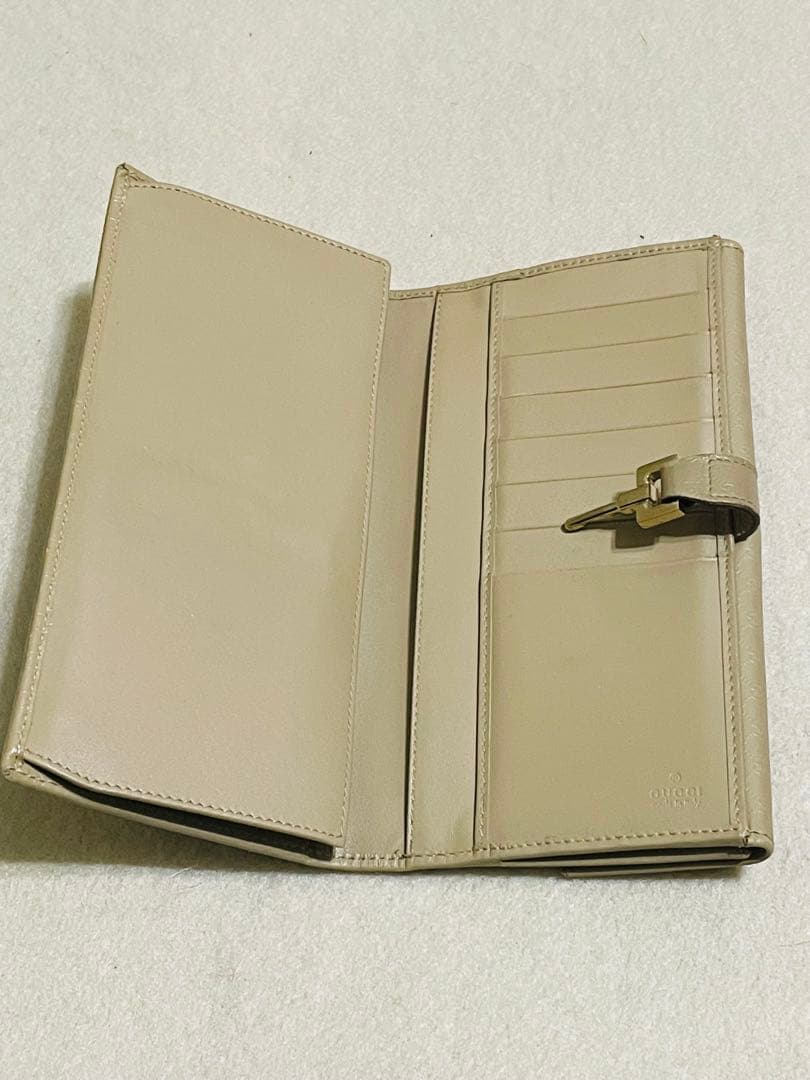 美品　GUCCI マイクロG G 長財布　グッチ