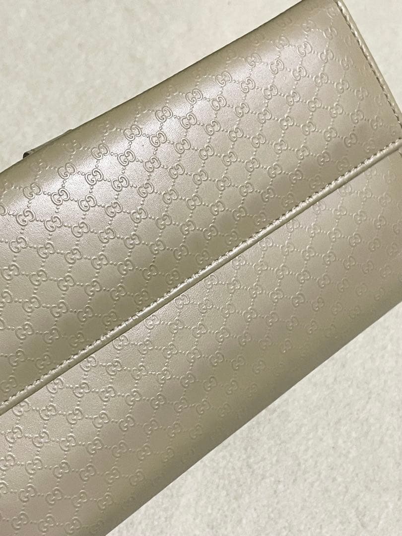 美品　GUCCI マイクロG G 長財布　グッチ