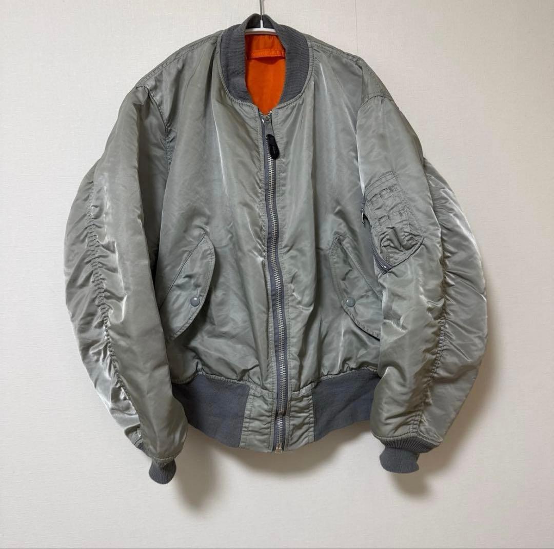 古*o様 80s USA製ALPHA アルファ MA-1 フライトジャケット L