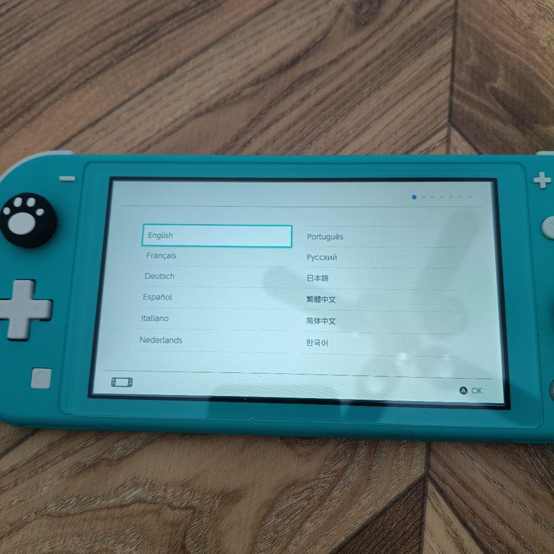 Nintendo Switch Lite ターコイズ 中古　SDカード付き