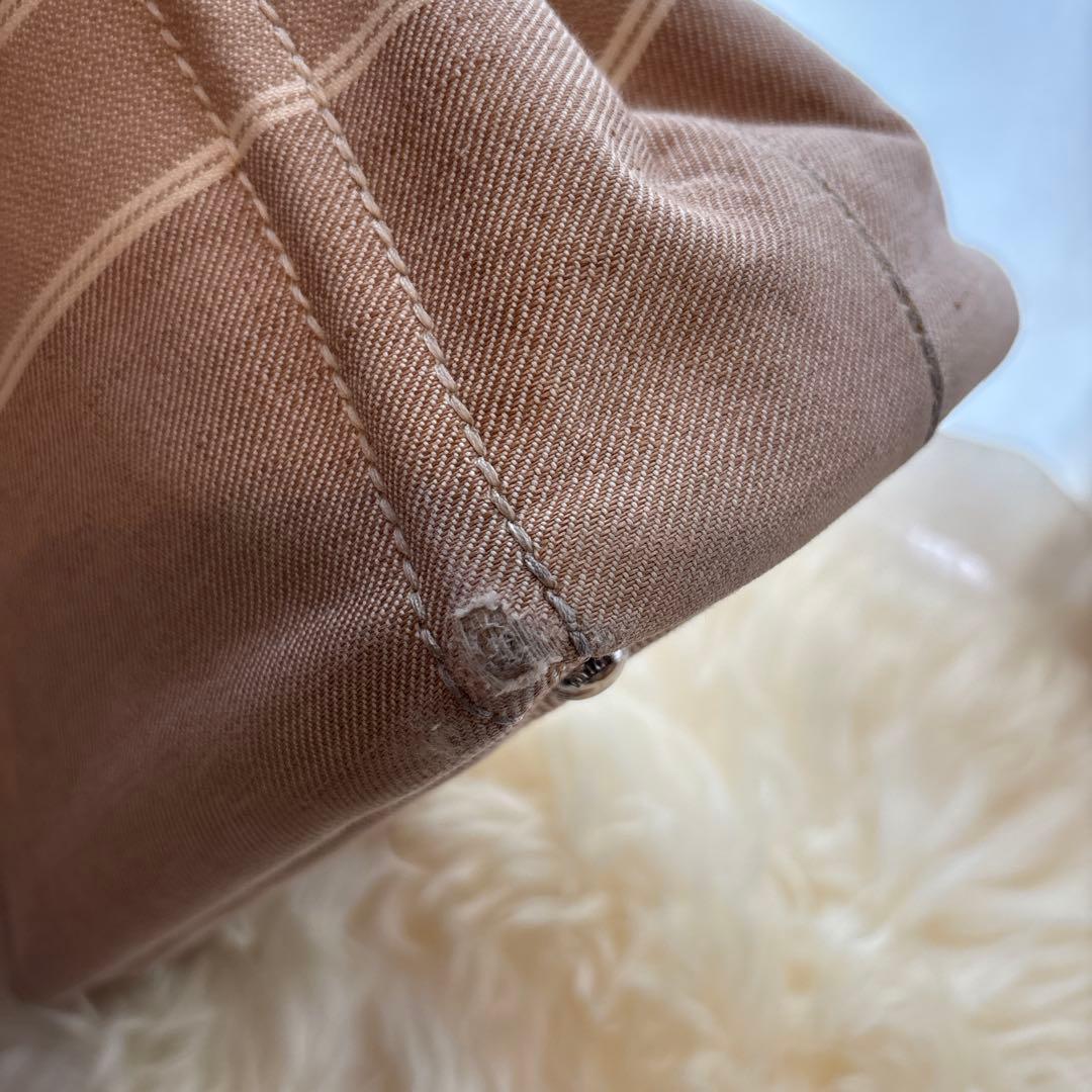 わんわん　miumiu ジャガードロゴデニムトート　カナパ