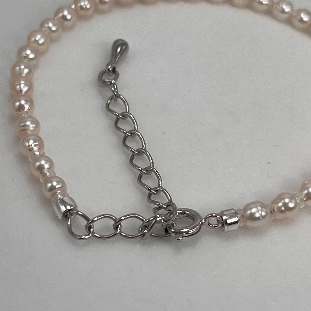本真珠　ブレスレット　あこや真珠　バロック　3.5mm〜
