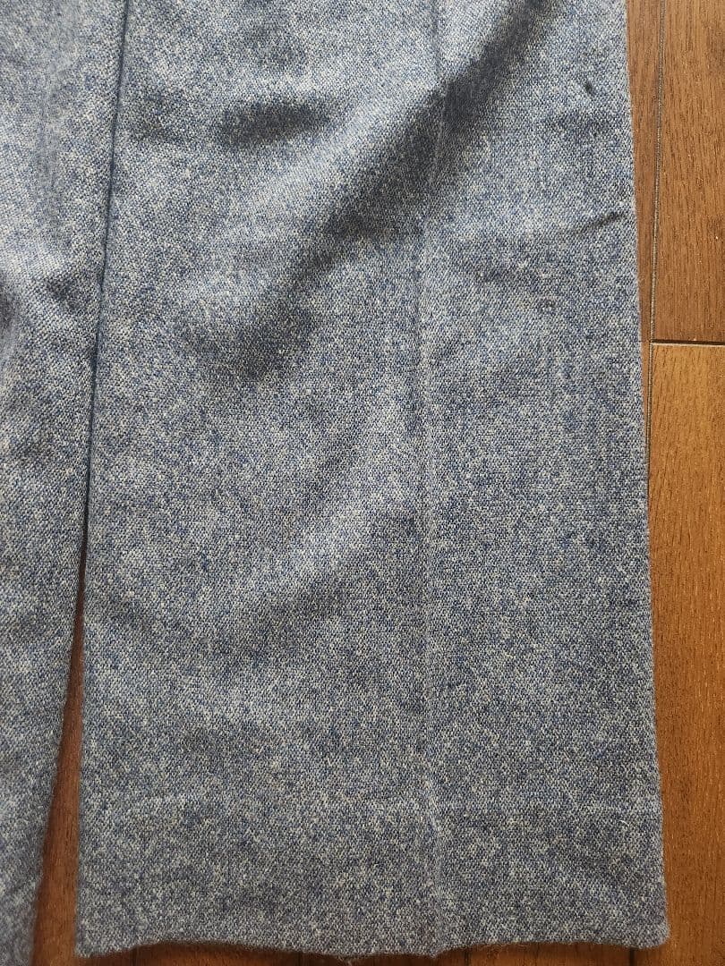 Taiga Igari　ブルー系ツイード調スーツ　サイズS　日本製