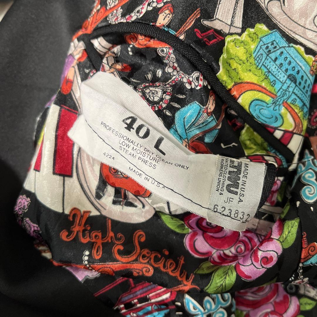 ジャケット・アウター vintage Nicole Miller 1B tuxedo jacket