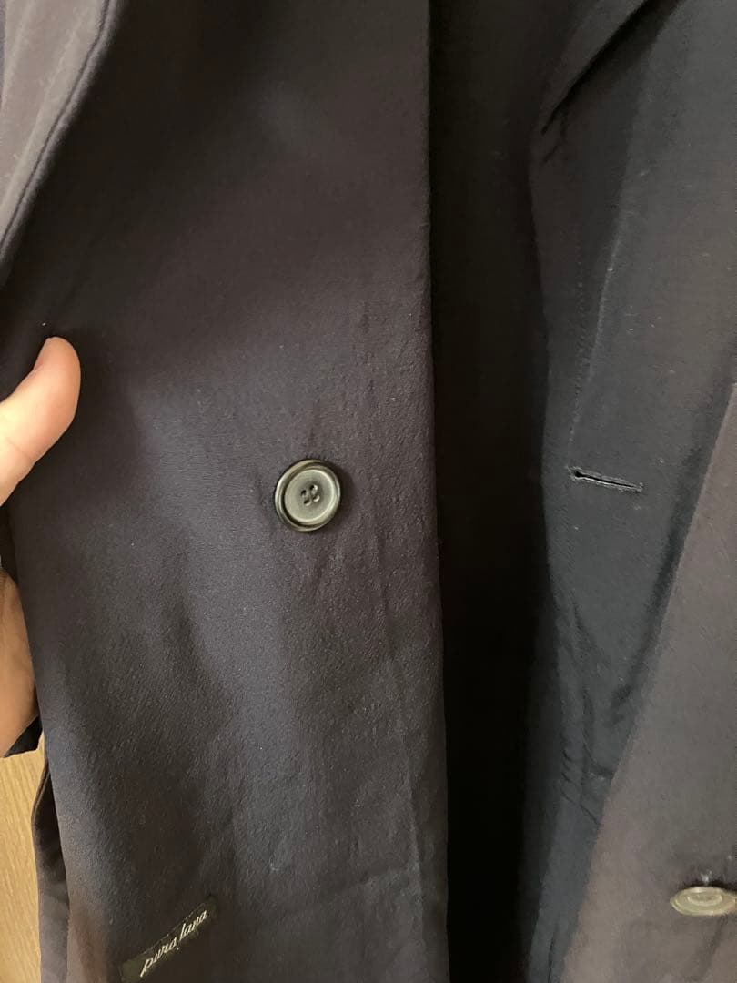 80s giorgio armani ウールロングコート　90s