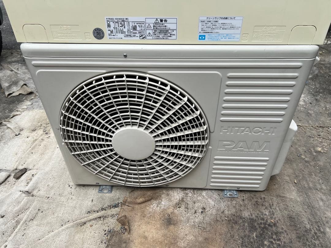 主に24畳用！HITACHI RAS-SV40C2！セット！