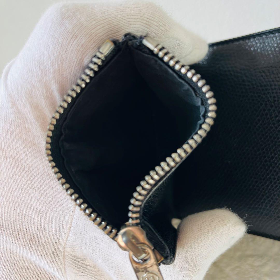 Madison Margiela マルジェラ　折りたたみ財布　黒　レザー