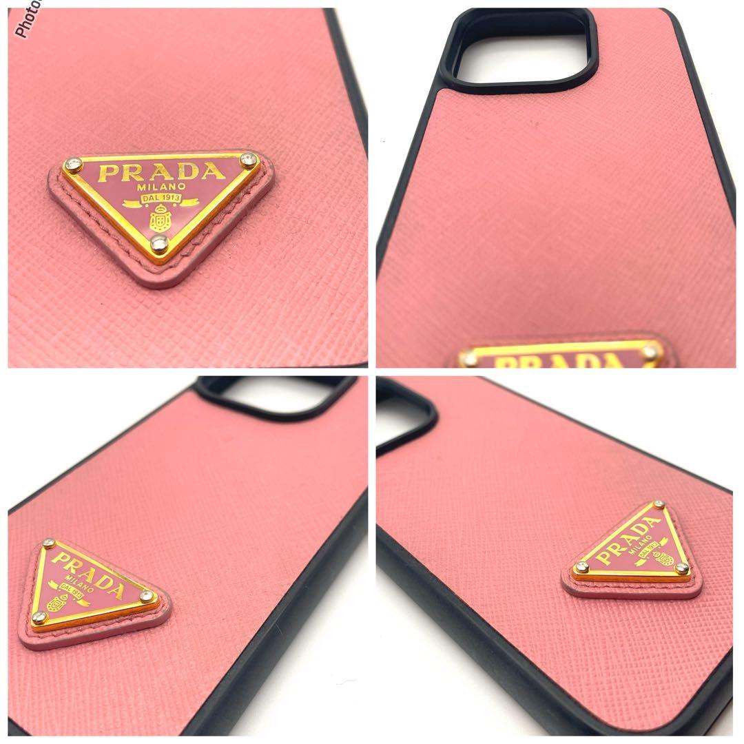 【大幅値下げ‼️】PRADA 三角ロゴ iPhone 15 Pro ケース