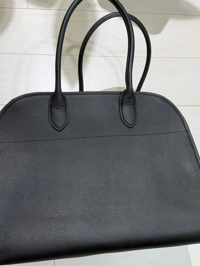 美品 gypsohila　ベルトボストンバッグ ラージ L ブラック　牛革