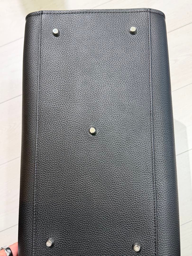 美品 gypsohila　ベルトボストンバッグ ラージ L ブラック　牛革