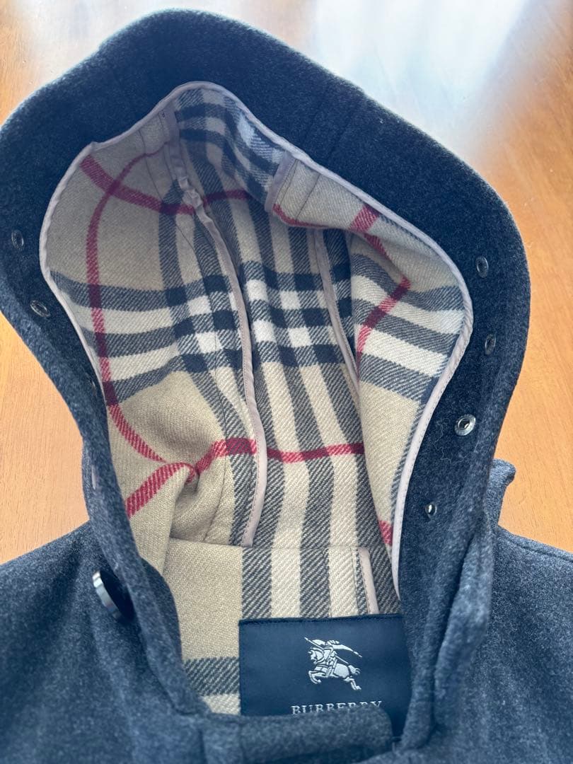 バーバリー　ロンドン　ダッフルコート　M チェック裏地