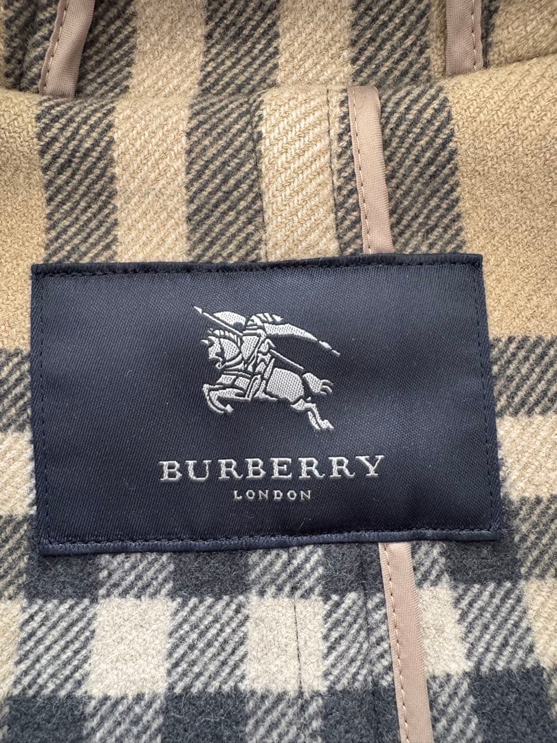 バーバリー　ロンドン　ダッフルコート　M チェック裏地