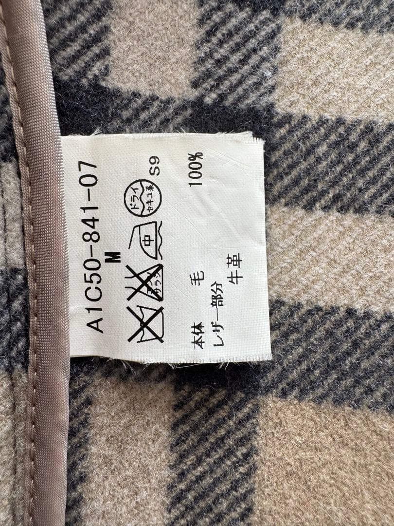 バーバリー　ロンドン　ダッフルコート　M チェック裏地