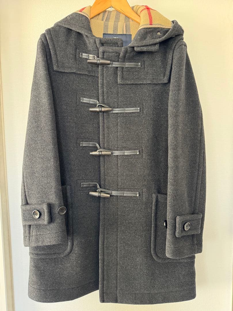 バーバリー　ロンドン　ダッフルコート　M チェック裏地